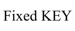 fixed key