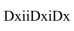 dxiidxidx