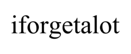 iforgetalot