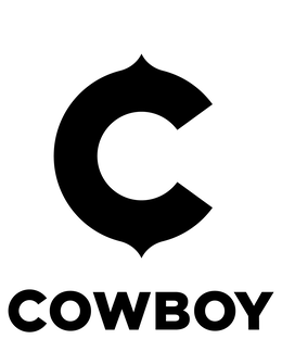 the mark consists of a stylized letter c with the word "cowboy" underneath.