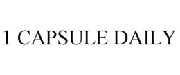 1 capsule daily