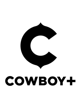 a stylized letter c and the phrase "cowboy+"