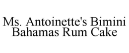 ms. antoinette's bimini bahamas rum cake