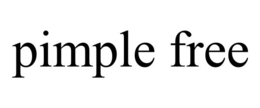 pimple free