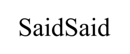 saidsaid