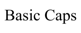 basic caps