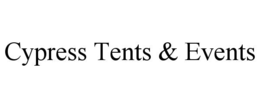 cypress tents & events