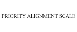 priority alignment scale