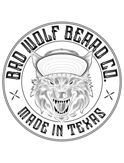 bad wolf beard co. made in texas