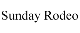 sunday rodeo