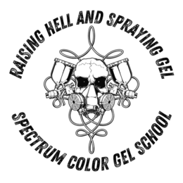 raising hell and spraying gel spectrum color gel school