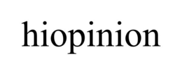 hiopinion