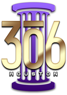 306 houston with the dash above the number zero "0".