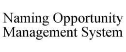 naming opportunity management system