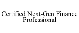 certified next-gen finance professional