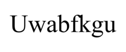 uwabfkgu