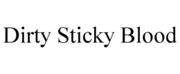 dirty sticky blood