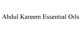 abdul kareem essential oils