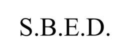 s.b.e.d.