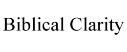 biblical clarity