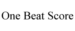 one beat score