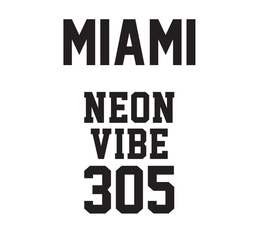 miami neon vibe 305
