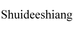 shuideeshiang
