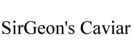 sirgeon's caviar