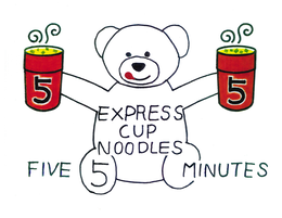 5, express, cup, noodles, five, minutes