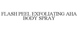 flash peel exfoliating aha body spray