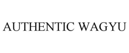 authentic wagyu