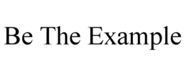 be the example