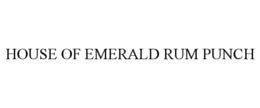 house of emerald rum punch