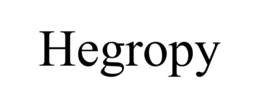 hegropy