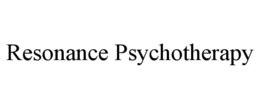 resonance psychotherapy