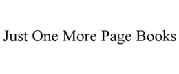 just one more page books