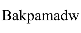 bakpamadw