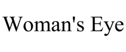 woman's eye