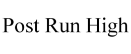 post run high