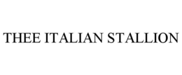 thee italian stallion