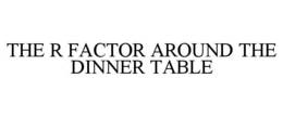 the r factor around the dinner table
