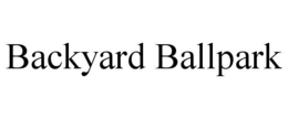 backyard ballpark