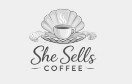 she sells coffee