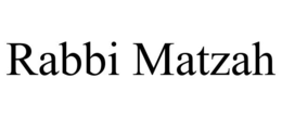 rabbi matzah
