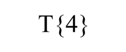 t{4}