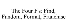 the four f's: find, fandom, format, franchise