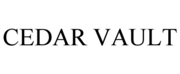 cedar vault