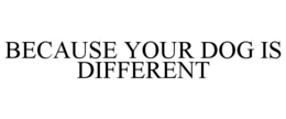 because your dog is different