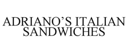 adriano’s italian sandwiches