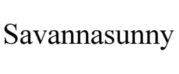 savannasunny
